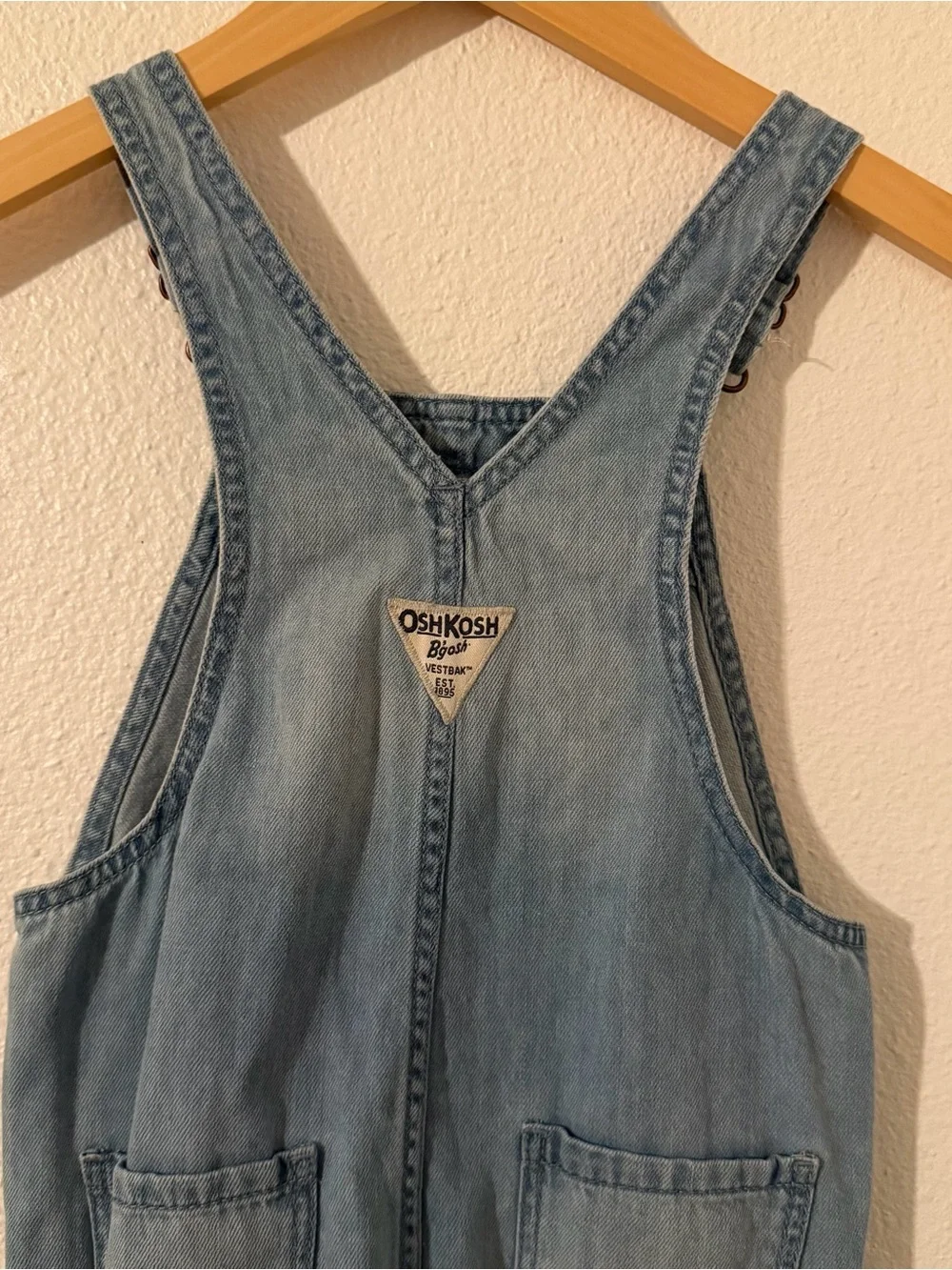 OshKosh B'gosh Light Blue Denim Overalls Size 4T